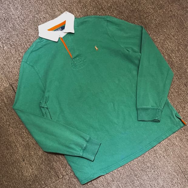 (L) POLO 폴로 랄프로렌 카라 럭비티 커스텀핏