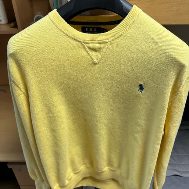 폴로 랄프로렌 옐로우 니트