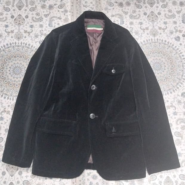 빈폴 블랙 코듀로이 자켓 95