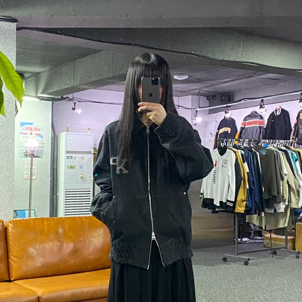 KEYPU 투웨이 흑청데님 자켓 B4672