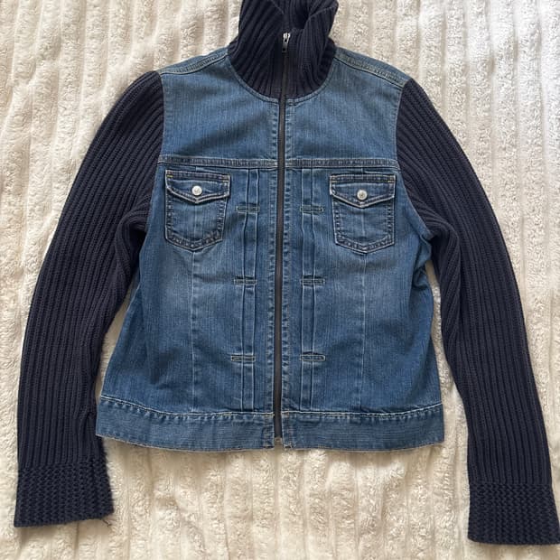 GAP knit denim jacket