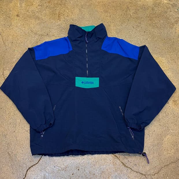 레어 90s USA 빈티지 컬럼비아 아노락 바람막이