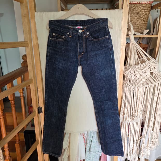 X-girl 스트레이트 진팬츠