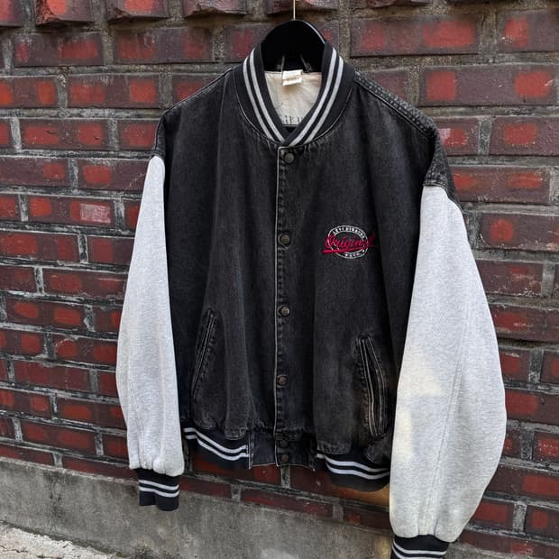 리바이스 데님 바시티자켓