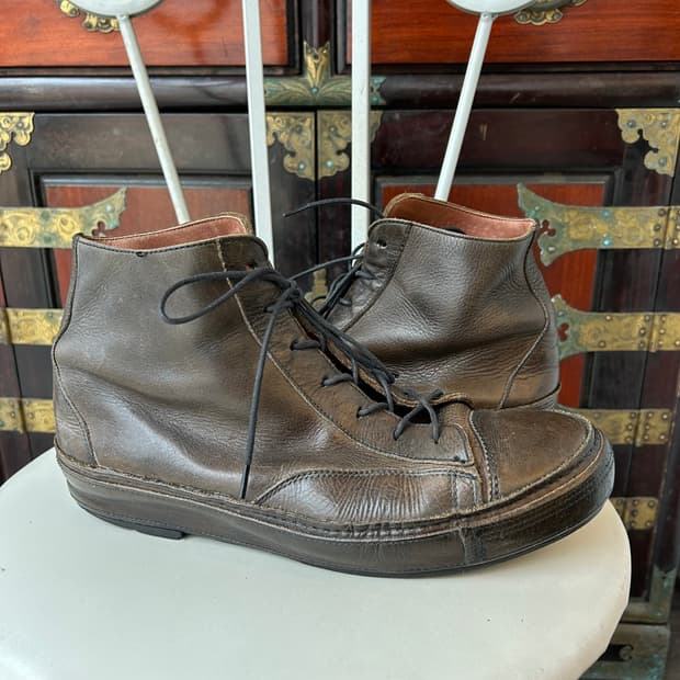 미하라 야스히로 레더 부츠