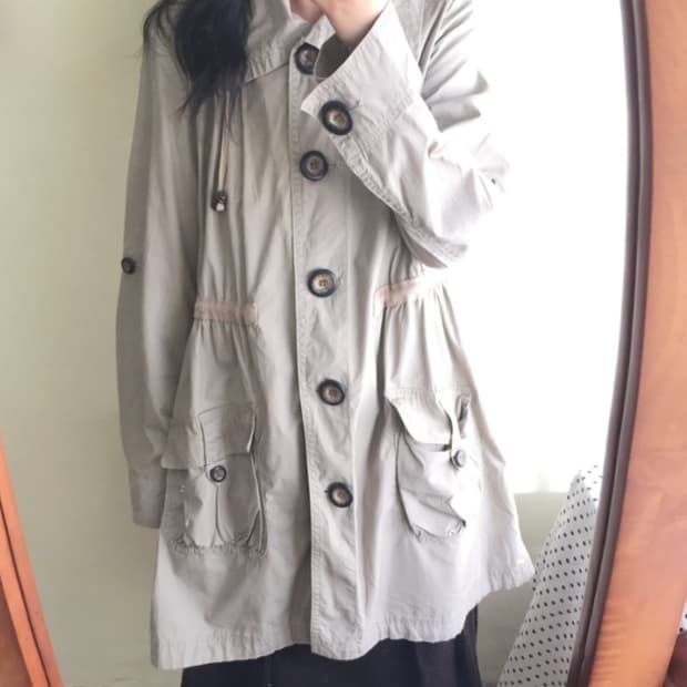 마루빈티지 야상 자켓 모리걸 모리룩