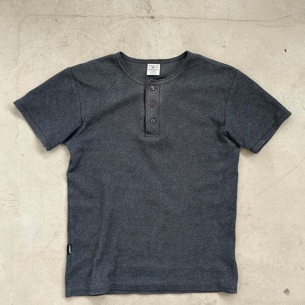 빈티지 아비렉스 헨리넥 Tee M Grey