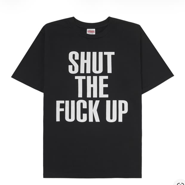 슈프림 넘버나인 티셔츠 블랙 L