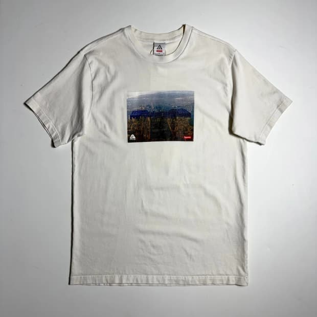 슈프림x나이키 ACG 21FW 그리드 반팔 티셔츠 R1809