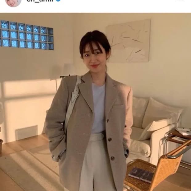 [아바몰리] 헤링본 자켓