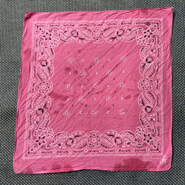 빈티지 usa 반다나 패스트 컬러 (old-8610)