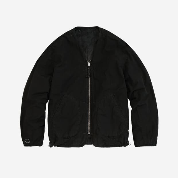 [4] 폴리테루 리버시블 행크 라이너 자켓 유즈드 블랙