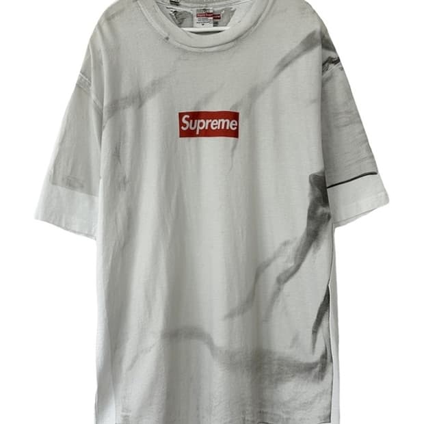 [M] 24ss SUPREMExMARGIELA 슈프림 박스로고 반팔티