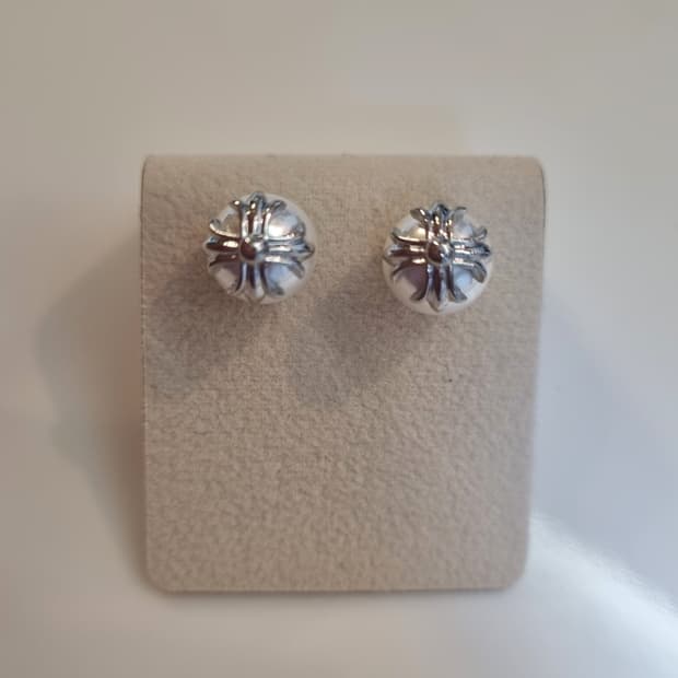 빈티지 엔틱 진주 귀걸이