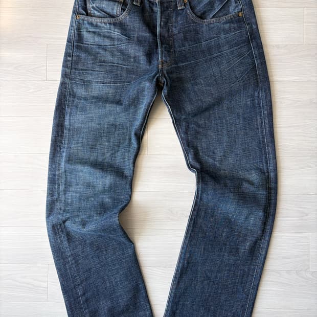 리바이스 501 빈티지 슬럽 데님