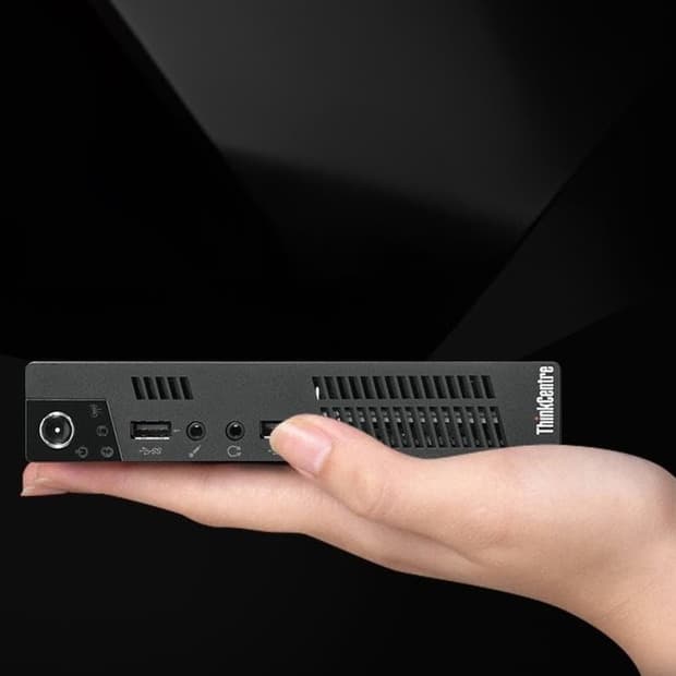 레노버 ThinkCentre M72e 초미니 PC.