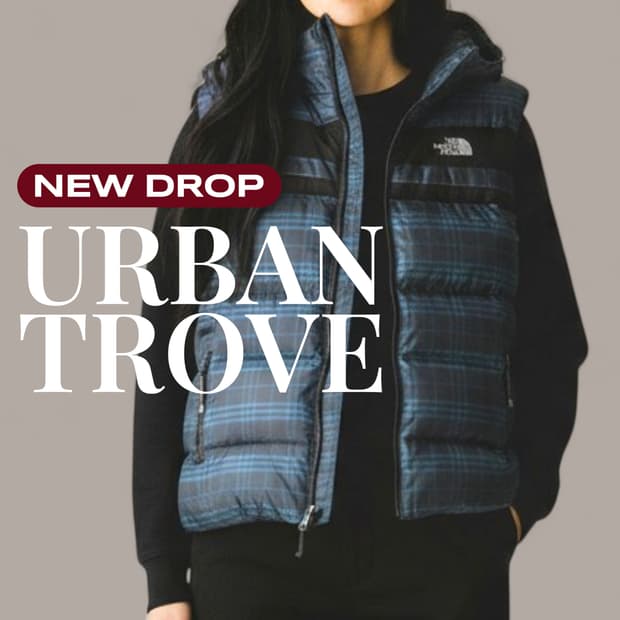 🖤 노스페이스 체크 다운 베스트