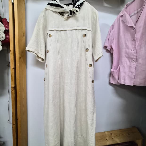 바네사브루노 아떼 린넨코튼 원피스