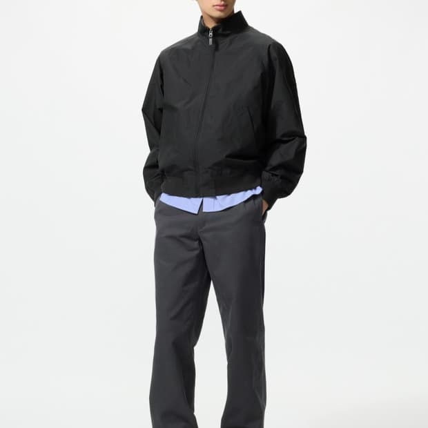 유니클로 스트레이트 치노 기장73 다크그레이