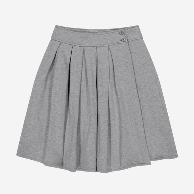 COYSEIO Cozy Sweat Wrap Skirt Melange Gr
