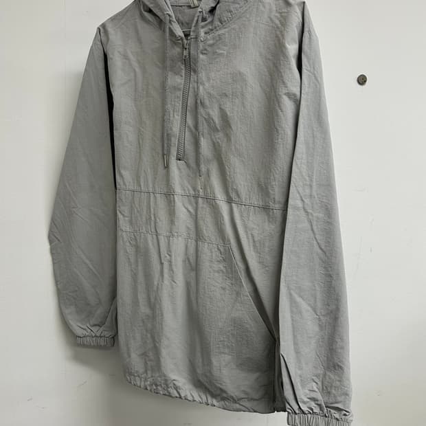 여성 아노락 후드 바람막이