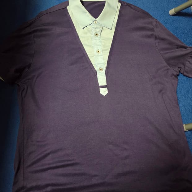 레이어드 카라반팔 sky&purple