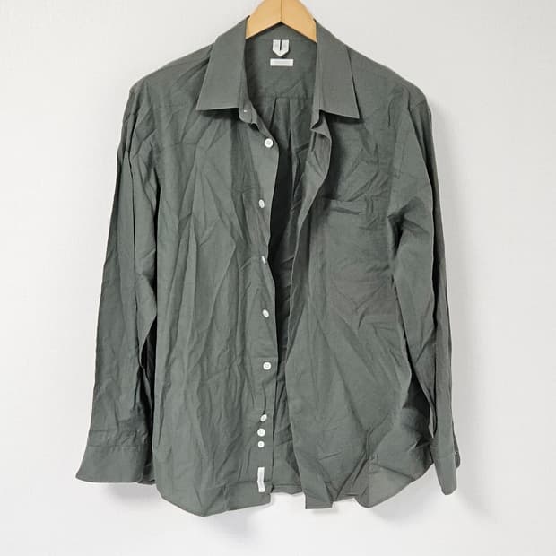 아르켓 시그니처 블라우스 셔츠 올리브카키 옴므 남성 50