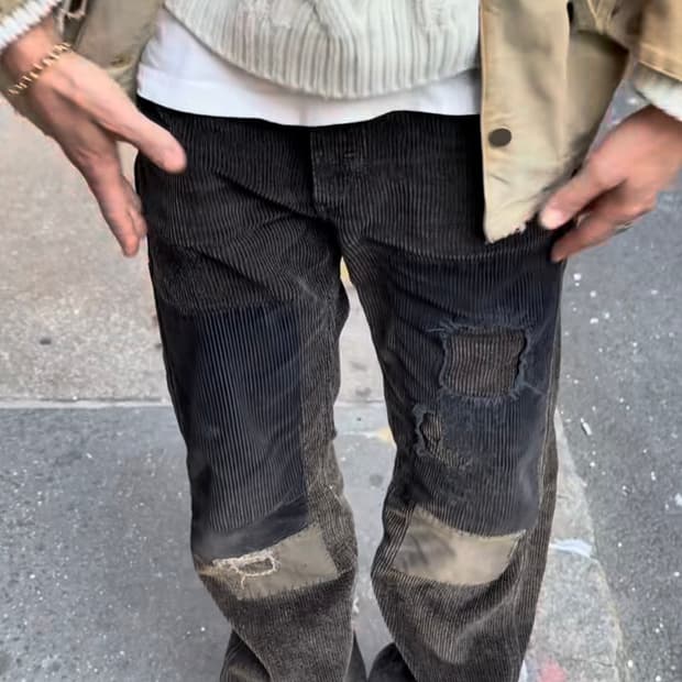 더블알엘 리페어 코튜로이팬츠 29x30