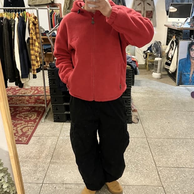 00s 노스페이스 폴라텍 후디 자켓