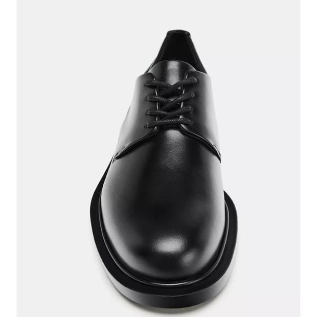 자라 레더 블루처