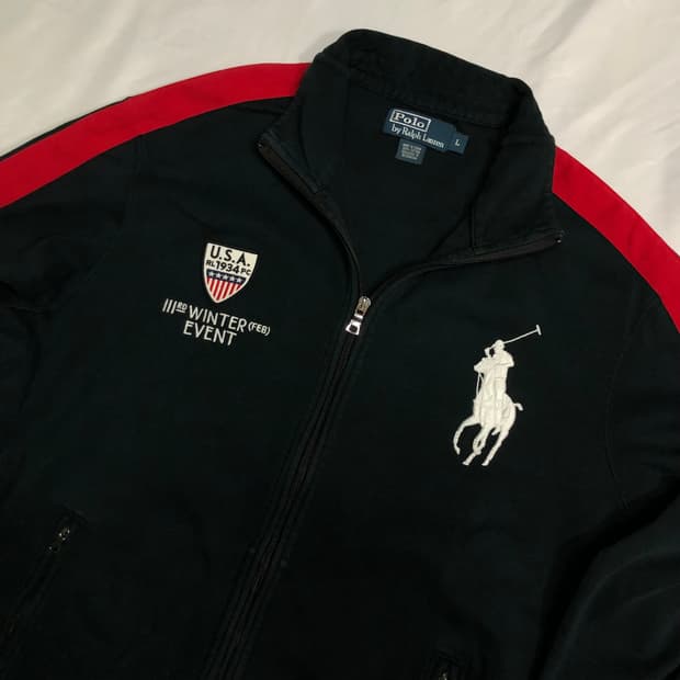 폴로 랄프로렌 USA 빅포니 집업