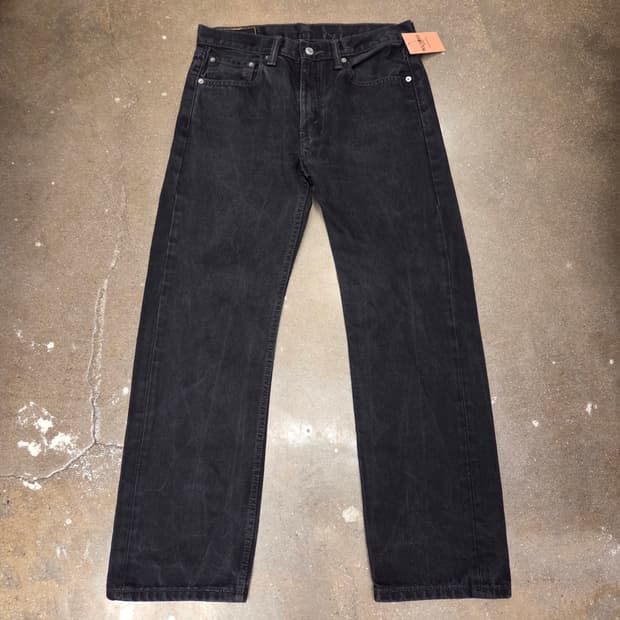 리바이스 505 Levis 블랙진 데님 흑청 팬츠