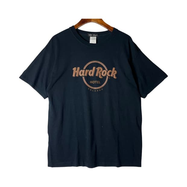 [Hard Rock Cafe] 하드락카페 올란도 레더패치 티셔츠