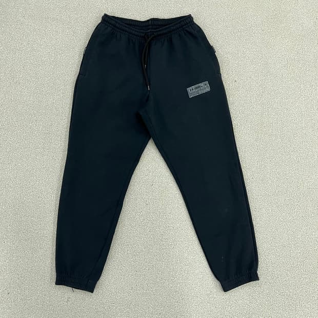M 언더아머 블랙 조거팬츠 0225M2