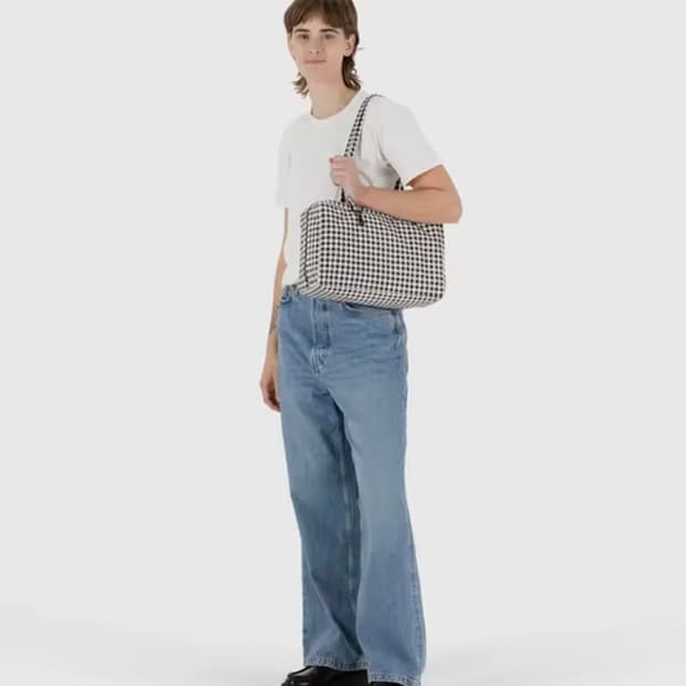 바쿠 나일론 보울러백 숄더백