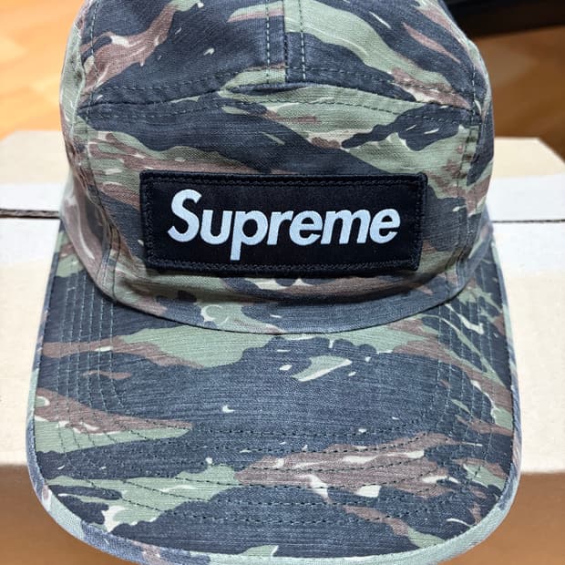 슈프림 밀리터리 캠프캡 올리브 타이거 카모 24SS