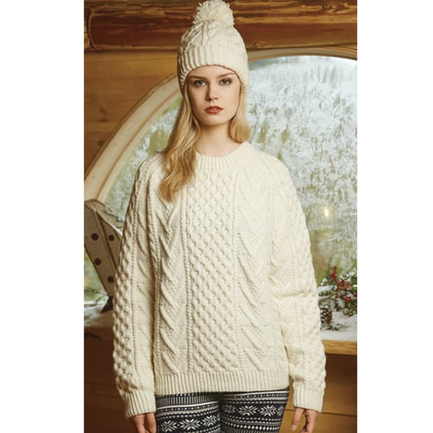 SUPERMEX 빈티지케이블스웨터