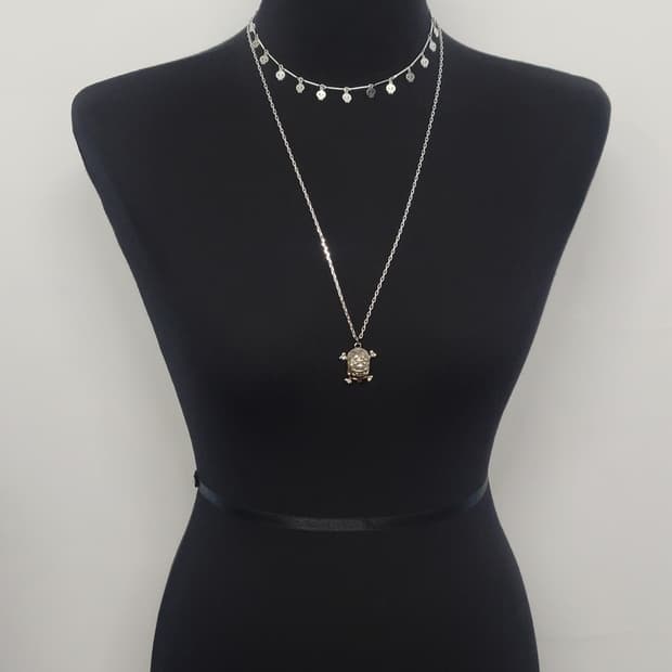 스컬 해골목걸이