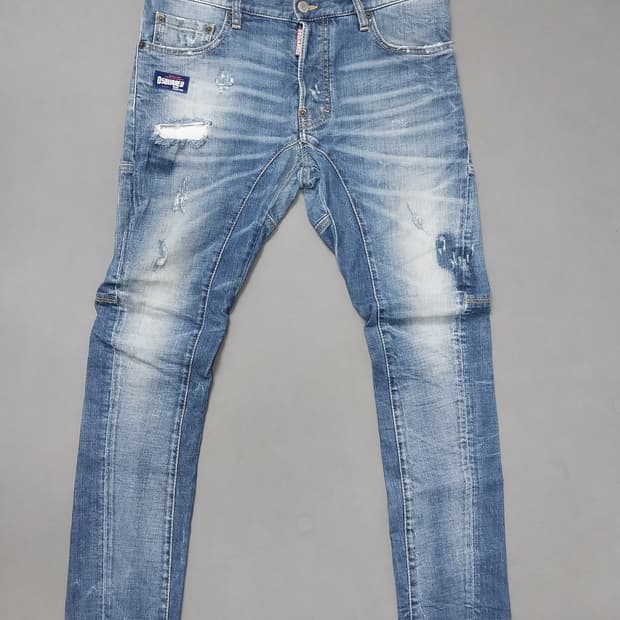 [32] 정품 디스퀘어드2 블루탭 타이디바이커진 청바지