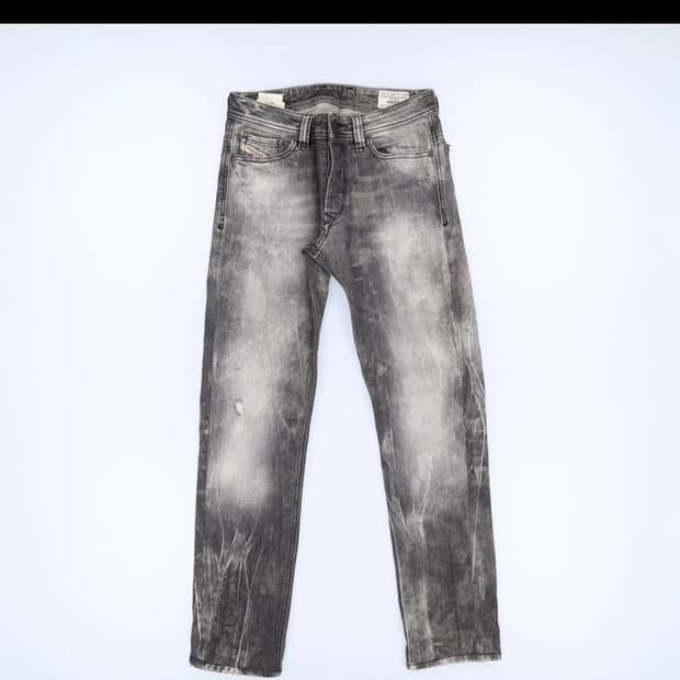 디젤 그레이워싱 데미지진 데님팬츠 1210H2