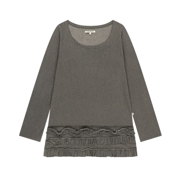 [2] 코이세이오 멀티플 프릴 드레스 브라운 원피스