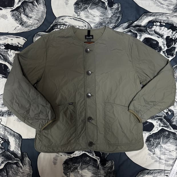 커버낫 노카라 퀄팅자켓 M사이즈