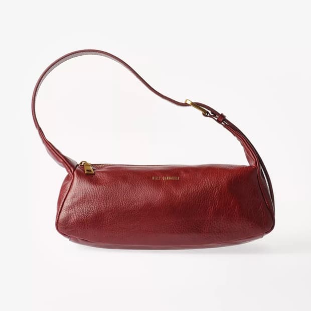 자라 X 윌리 차바리아 롱 레더 숄더백