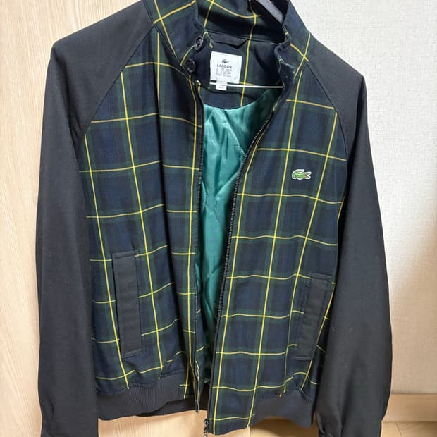 라코스테 라이브 블루종 자켓
