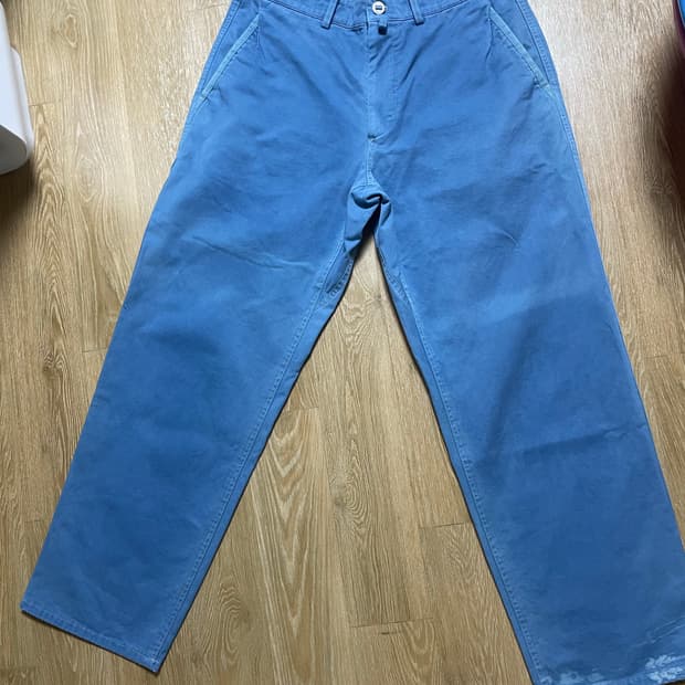 indigo blue y-904 traditional dyed 레귤러치노