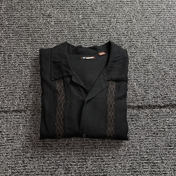 아카이브 빈티지 구아야베라 린넨 반팔 셔츠 3712