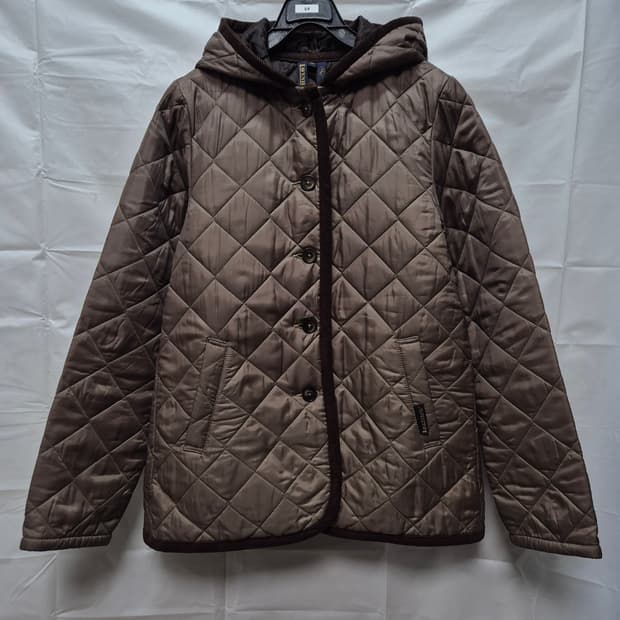 라벤헴 후드 퀼팅자켓