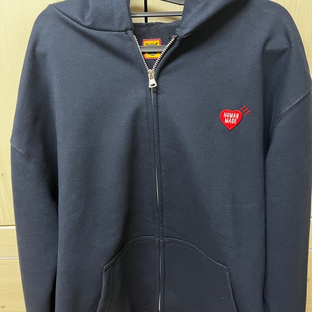 휴먼메이드 후드집업 네이비