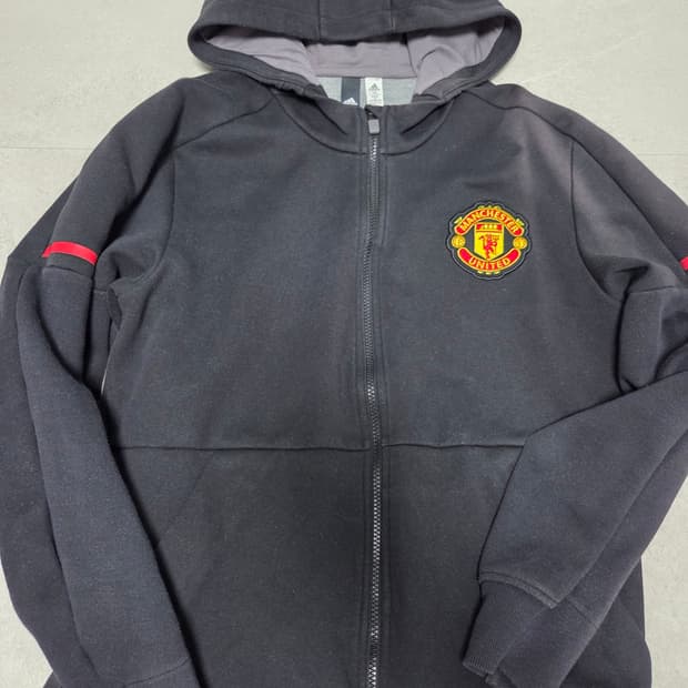 아디다스 x 맨유(Manchester United) 정품 앤섬 후드 집업