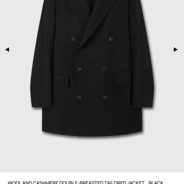 토니웩 25FW 울캐시 더블 자켓 XL